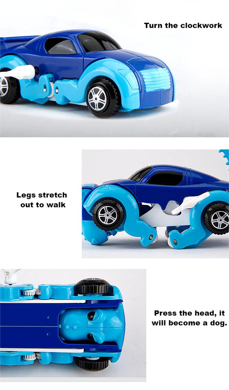 Kibtoy Clockwork transforming toy dog car