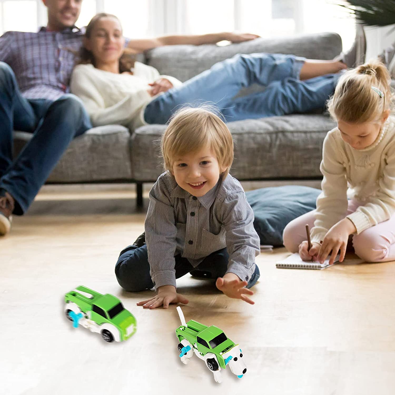 Kibtoy Clockwork transforming toy dog car