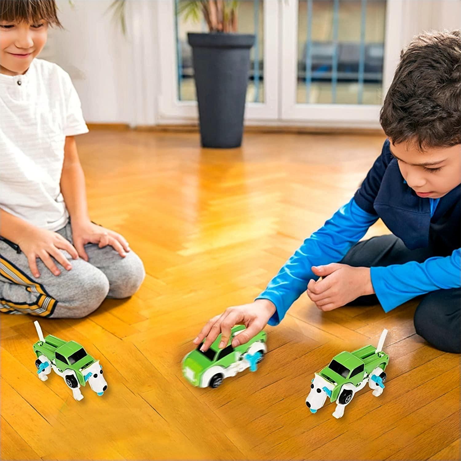 Kibtoy Clockwork transforming toy dog car
