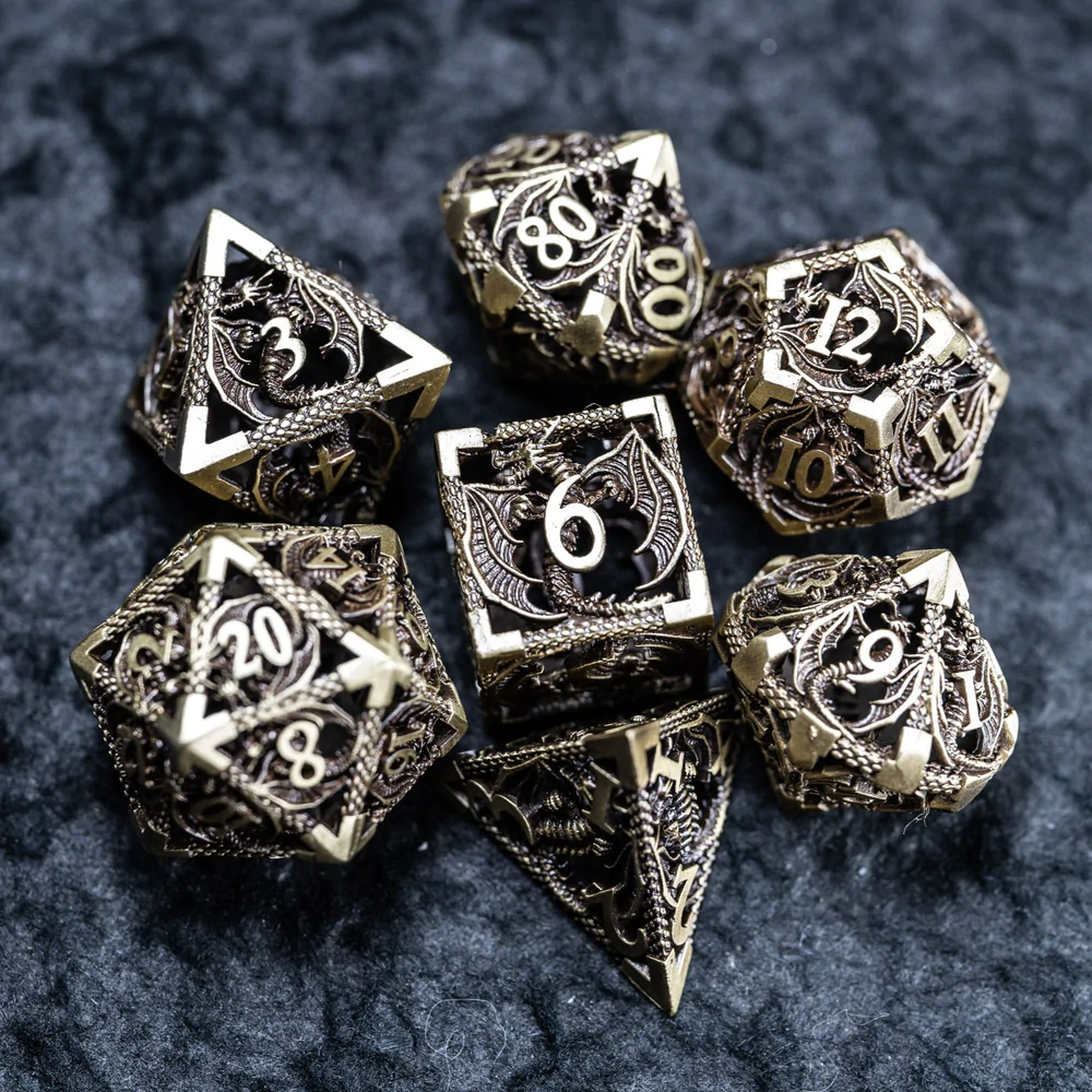kibtoy Hollowed Dragon D&D Dices kibtoy Hollowed Dragon D&D Dices