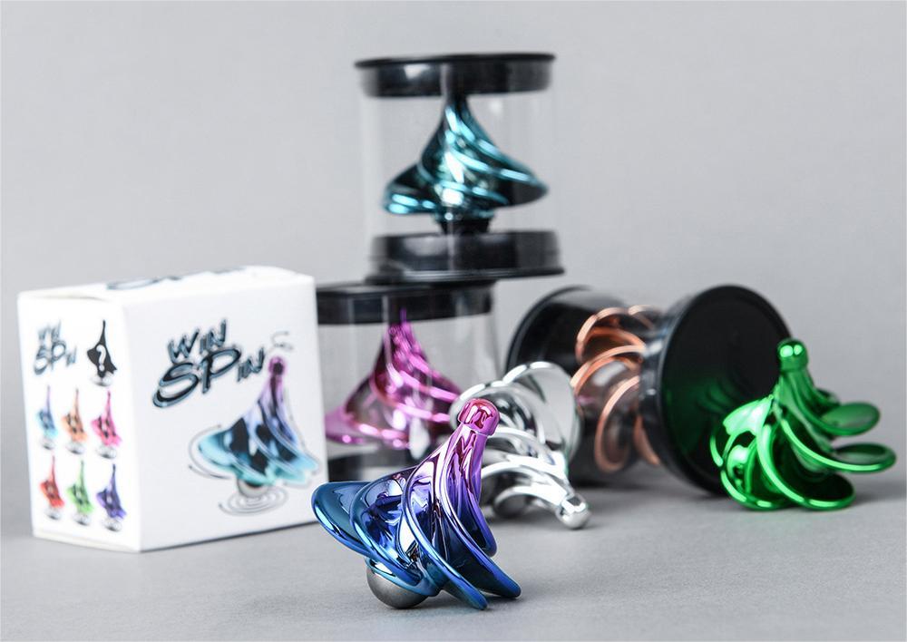 Kibtoy Fingertip Wind Spinner, blow it to spin