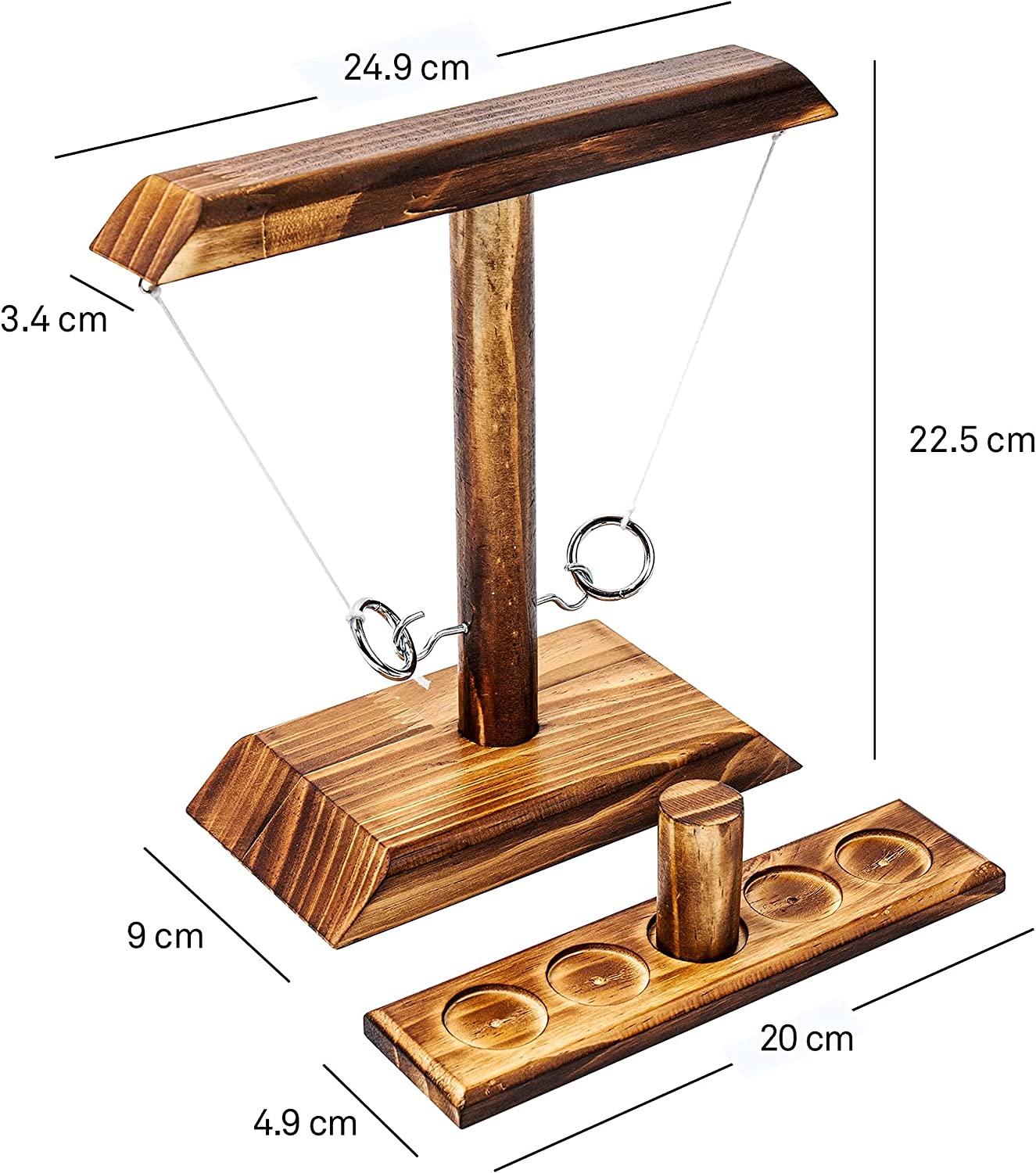 Kibtoy Table Top Ring Toss Game Kibtoy Table Top Ring Toss Game