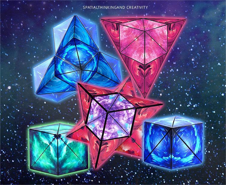 Kibtoy Magnetic Shape Shifting Box, Magic cube, 3D magnetic magic cube