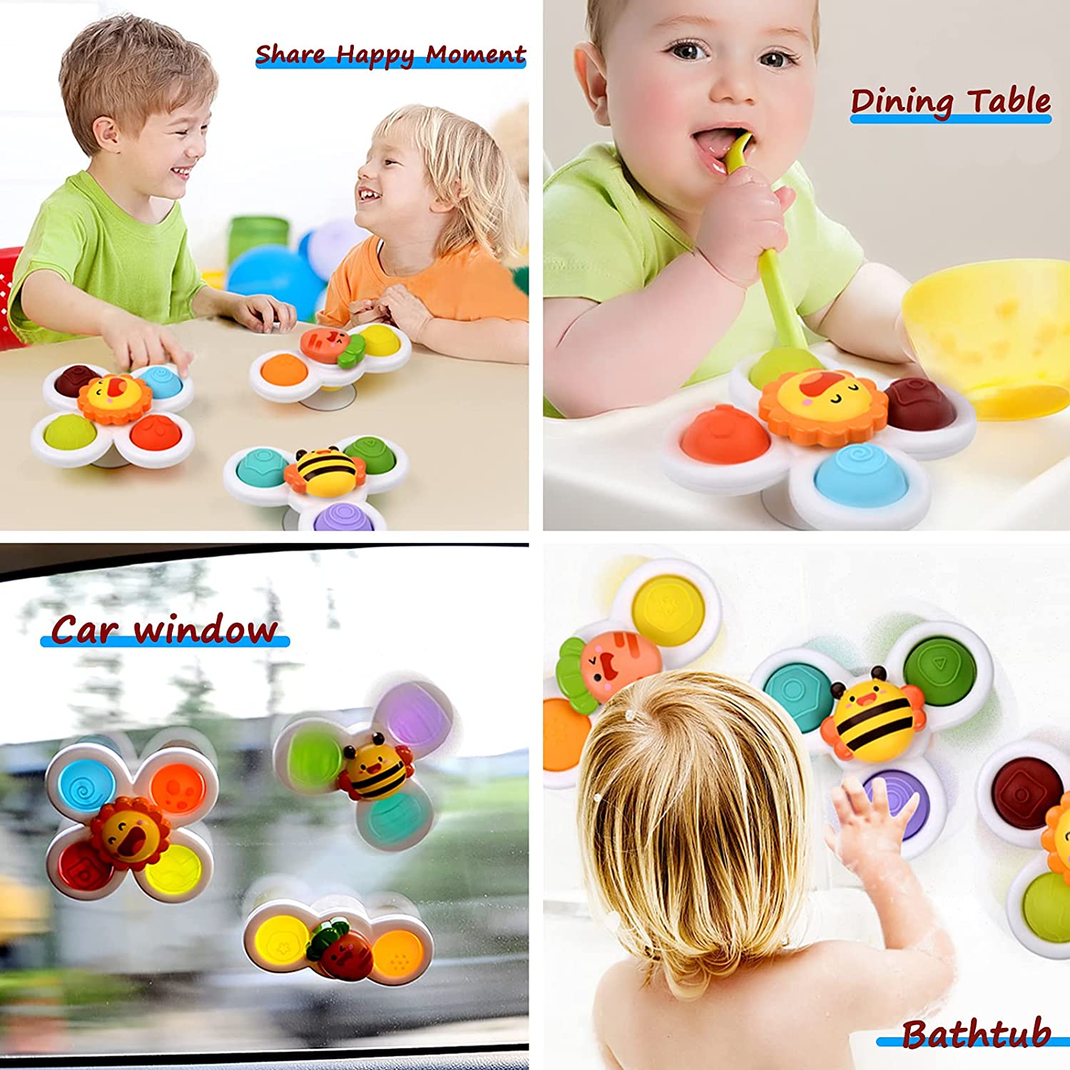 kibtoy suction cup spinner toys kibtoy suction cup spinner toys