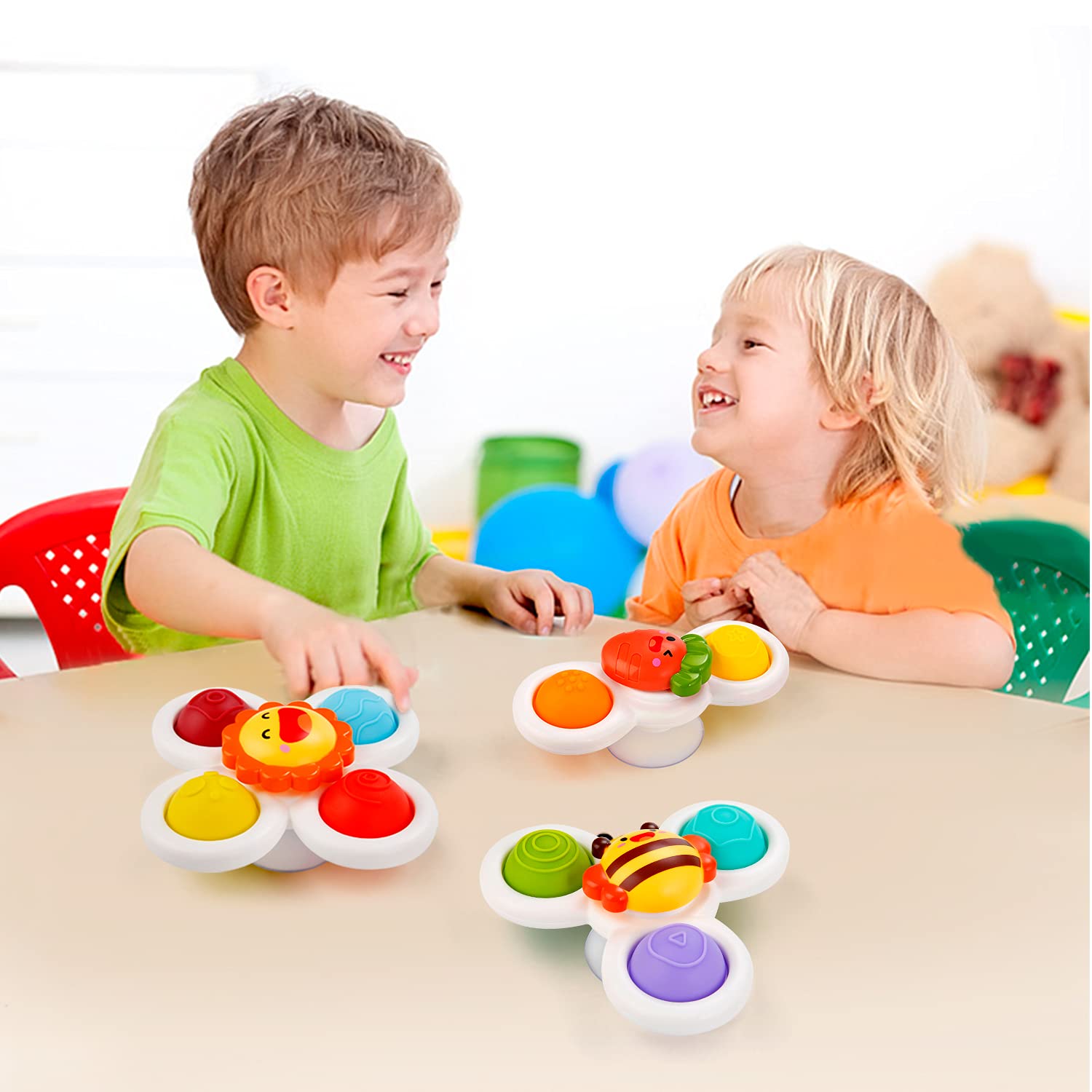 kibtoy suction cup spinner toys