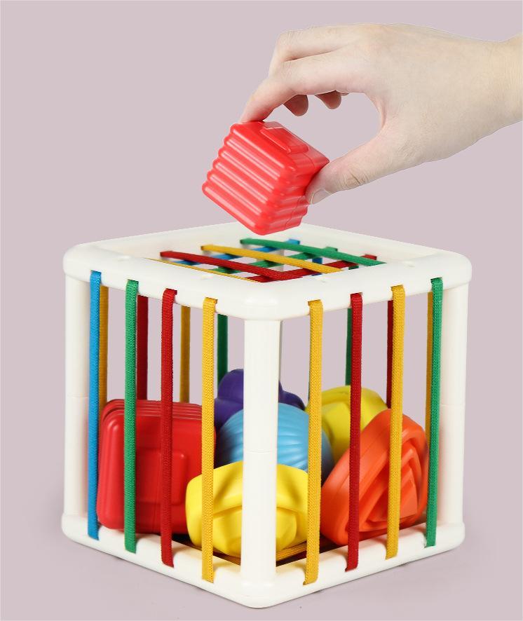 Kibtoy Rainbow Squishy balls, busy toy for toddlers, teaching tool, fridget toy