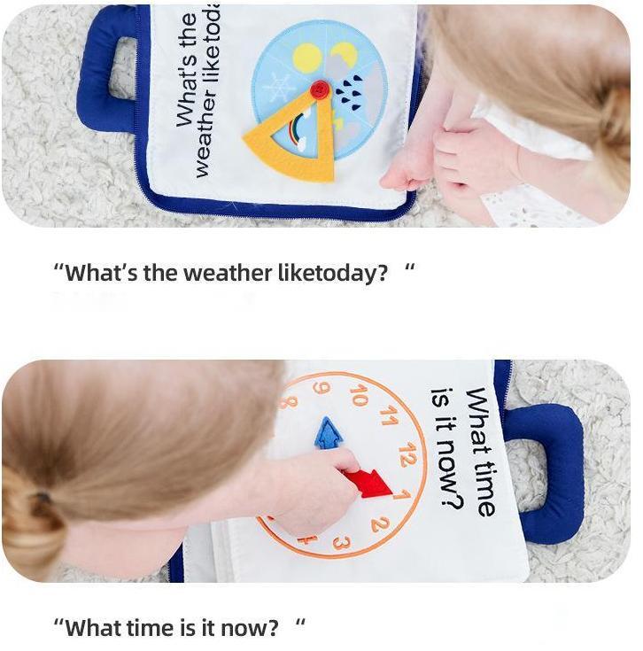 Kibtoy my quiet book, first book for toddlers, busy book, fidget toy, reading tool Kibtoy my quiet book, first book for toddlers, busy book, fidget toy, reading tool