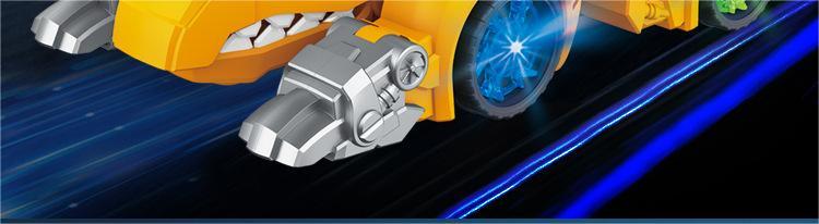 Kibtoy Transforming Dinosaur Car with light and music effects