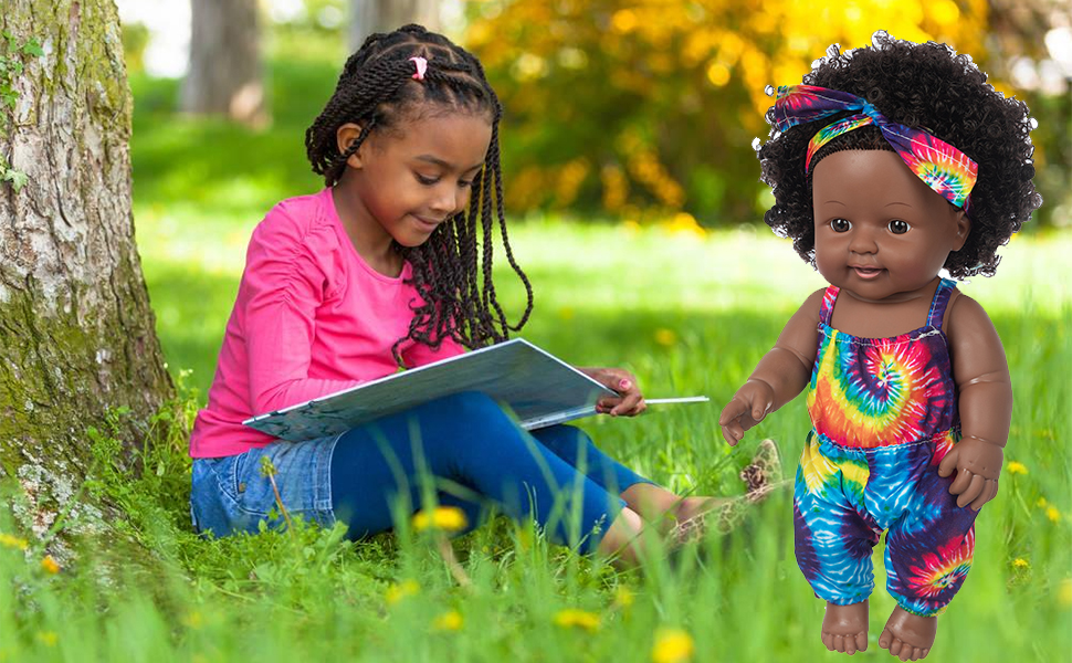 black baby doll from Kibtoy