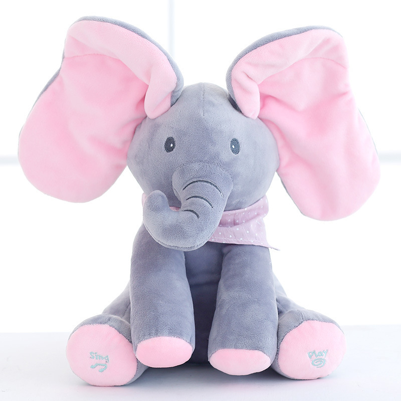 kibtoy Peek-a-boo elephant plush toy kibtoy Peek-a-boo elephant plush toy