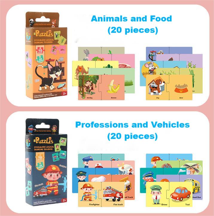 Kibtoy toddler matching Puzzles Kibtoy toddler matching Puzzles