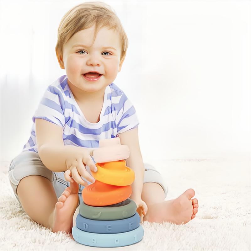 Kibtoy silicone Stacking toy, 3d Building block Kibtoy silicone Stacking toy, 3d Building block