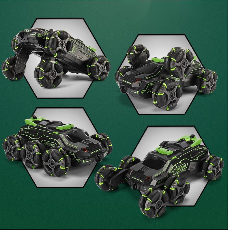 Kibtoy RC 6-wheel stunt car, dual remote control Kibtoy RC 6-wheel stunt car, dual remote control