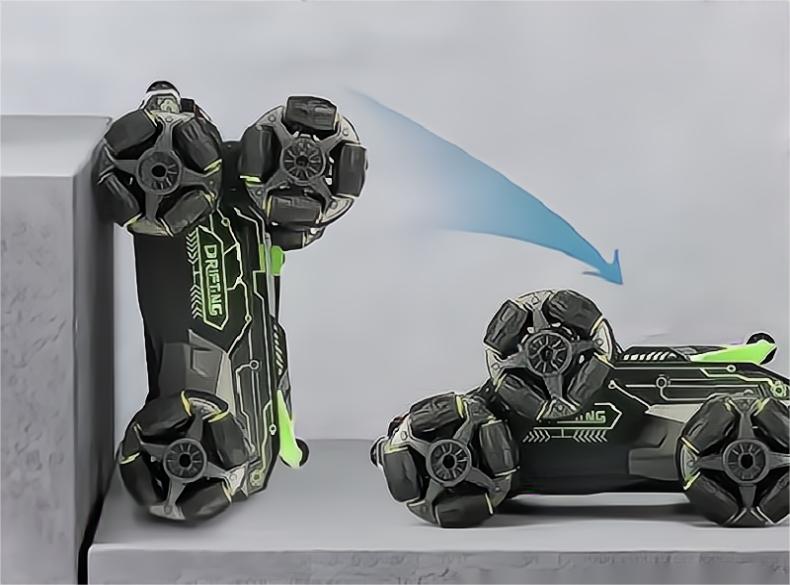 Kibtoy RC 6-wheel stunt car, dual remote control Kibtoy RC 6-wheel stunt car, dual remote control