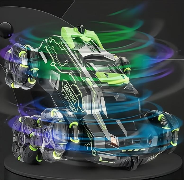 Kibtoy RC 6-wheel stunt car, dual remote control Kibtoy RC 6-wheel stunt car, dual remote control