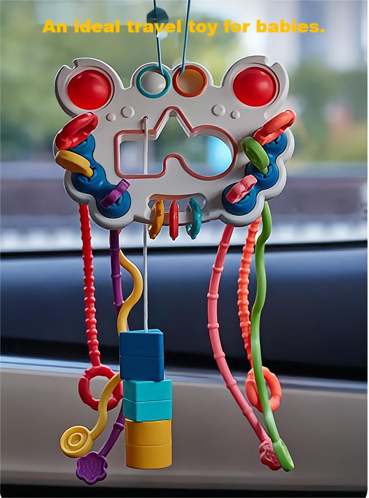 Kibtoy Pull String learning toy, montessori toy, sensory toy