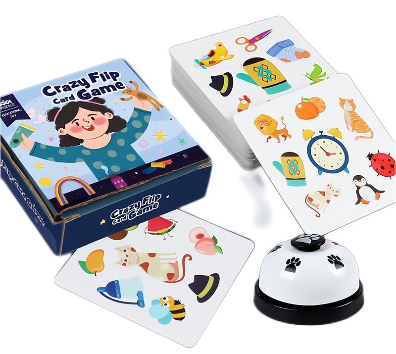 Kibtoy Crazy Flip Card Game, engaging family game Kibtoy Crazy Flip Card Game, engaging family game