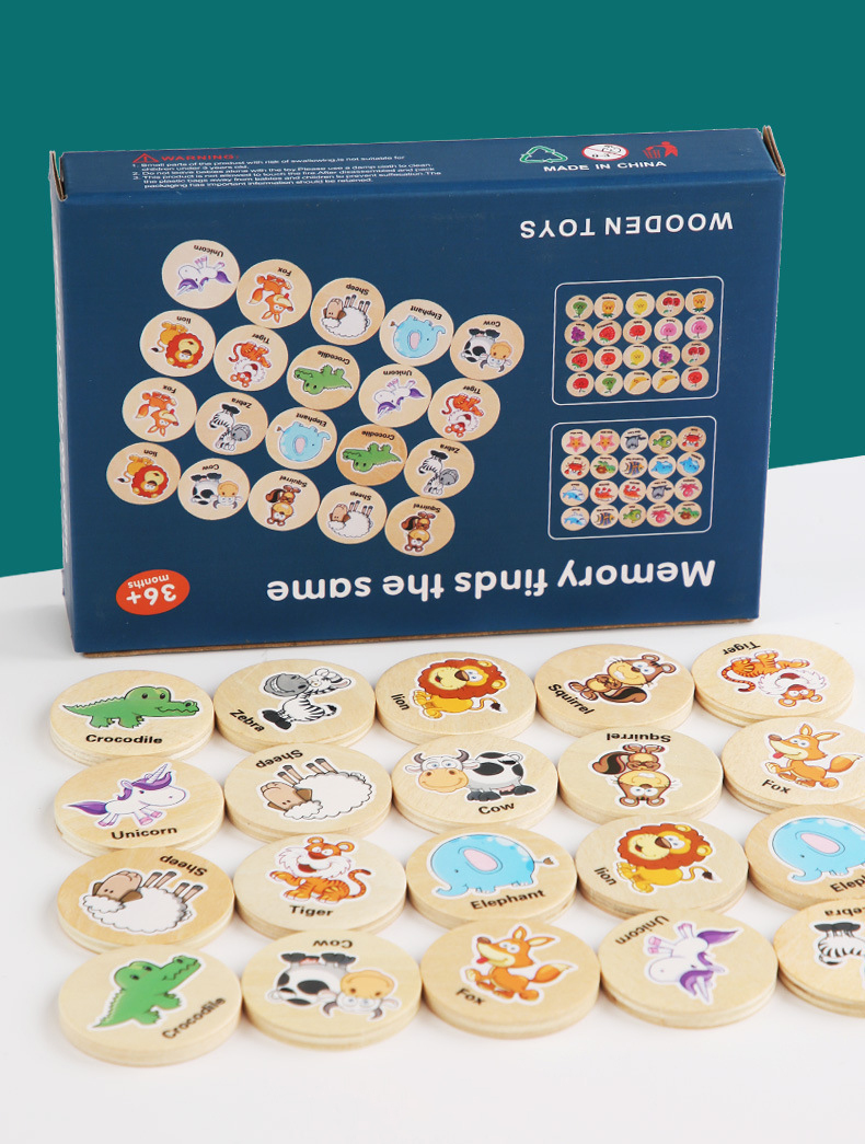Kibtoy Memory Matching Game, improving children's memory, coordination and so on Kibtoy Memory Matching Game, improving children's memory, coordination and so on