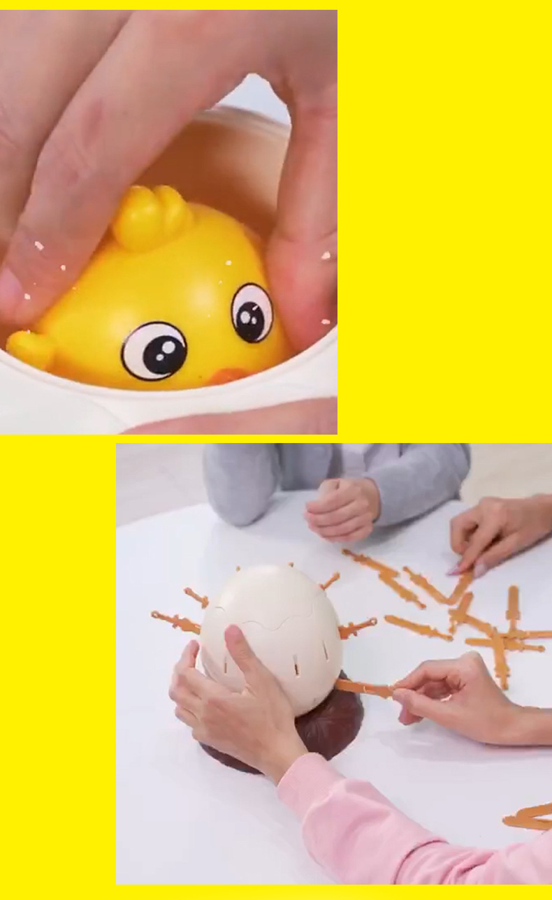 KIBTOY Pop Out Fright Chick, Pirate Barrle Game of chick out KIBTOY Pop Out Fright Chick, Pirate Barrle Game of chick out