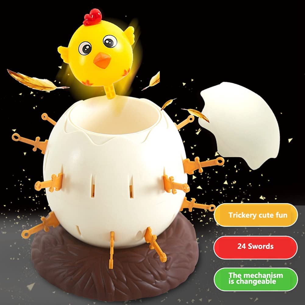 KIBTOY Pop Out Fright Chick, Pirate Barrle Game of chick out