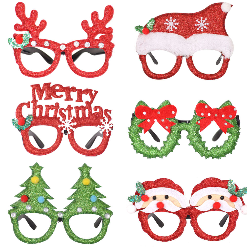 Kibtoy Glitter party glasses for christmas Kibtoy Glitter party glasses for christmas