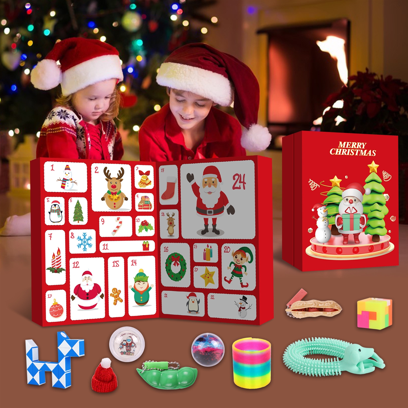 Kibtoy Christmas Fidget Toys Pack Kibtoy Christmas Fidget Toys Pack