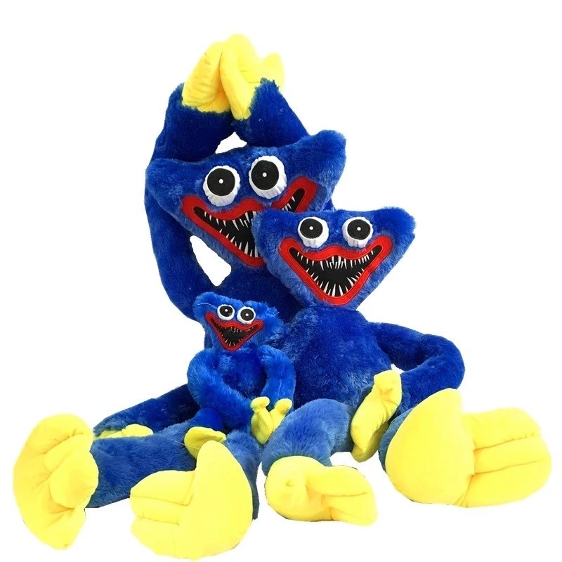 Kibtoy Three Blue Cute and Wicked Huggy Wuggy Poppy Playtime Plush Toy Kibtoy Three Blue Cute and Wicked Huggy Wuggy Poppy Playtime Plush Toy