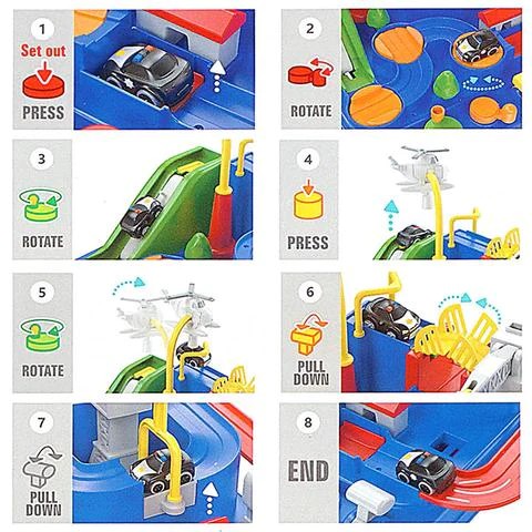 Car Rescue Hero Toy Operation Guide Car Rescue Hero Toy Operation Guide