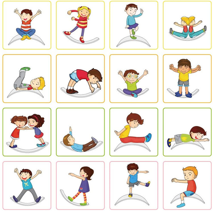 Cartoon rocker board 16 ways to play Cartoon rocker board 16 ways to play