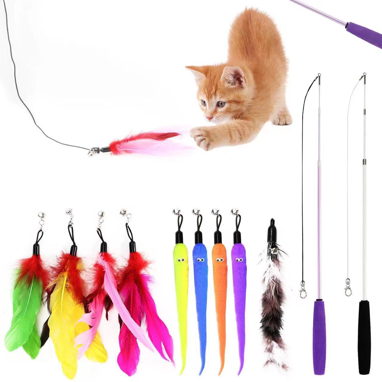 cat toy feather wand cat toy feather wand