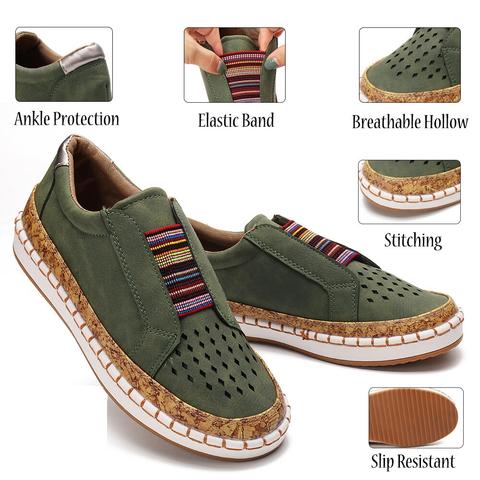 2023 Summer Breathable Sursell Sneakers Dark Green 2023 Summer Breathable Sursell Sneakers Dark Green