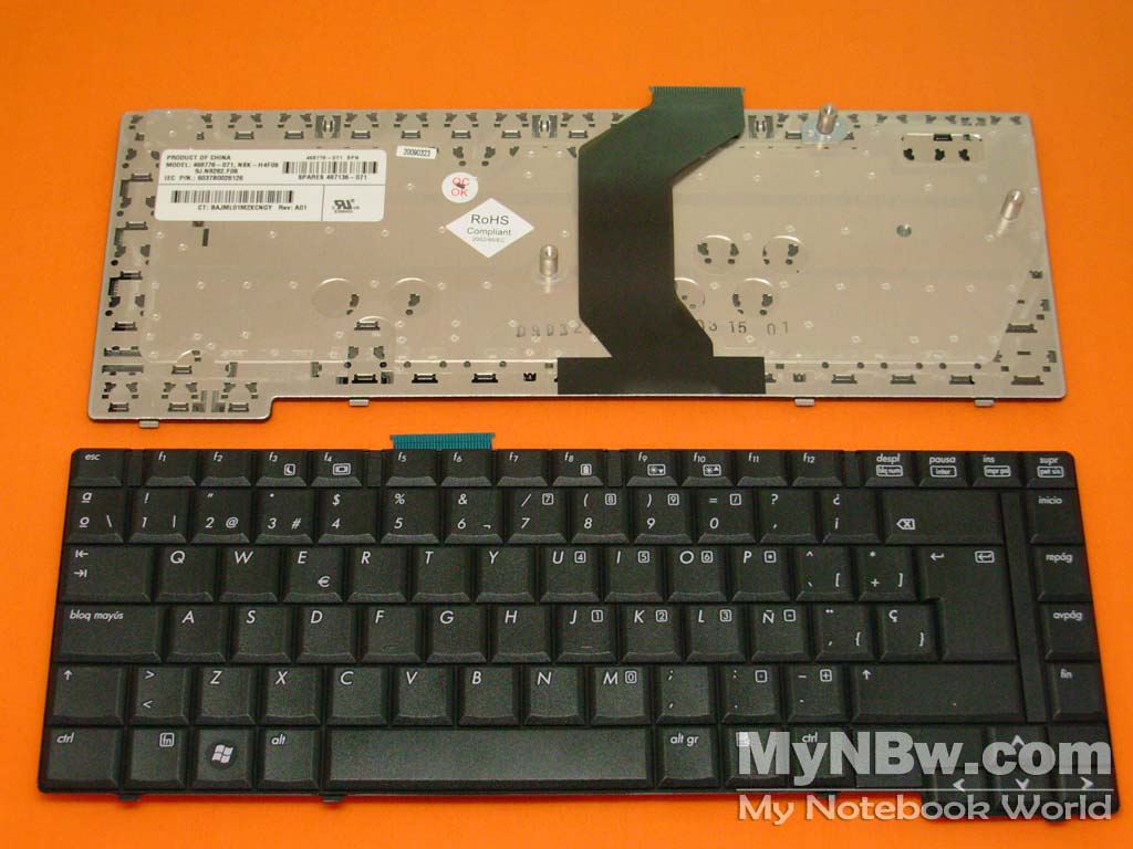 Picture of New Replacement Laptop Keyboard For HP 6730B 6735B BLACK SP Layout