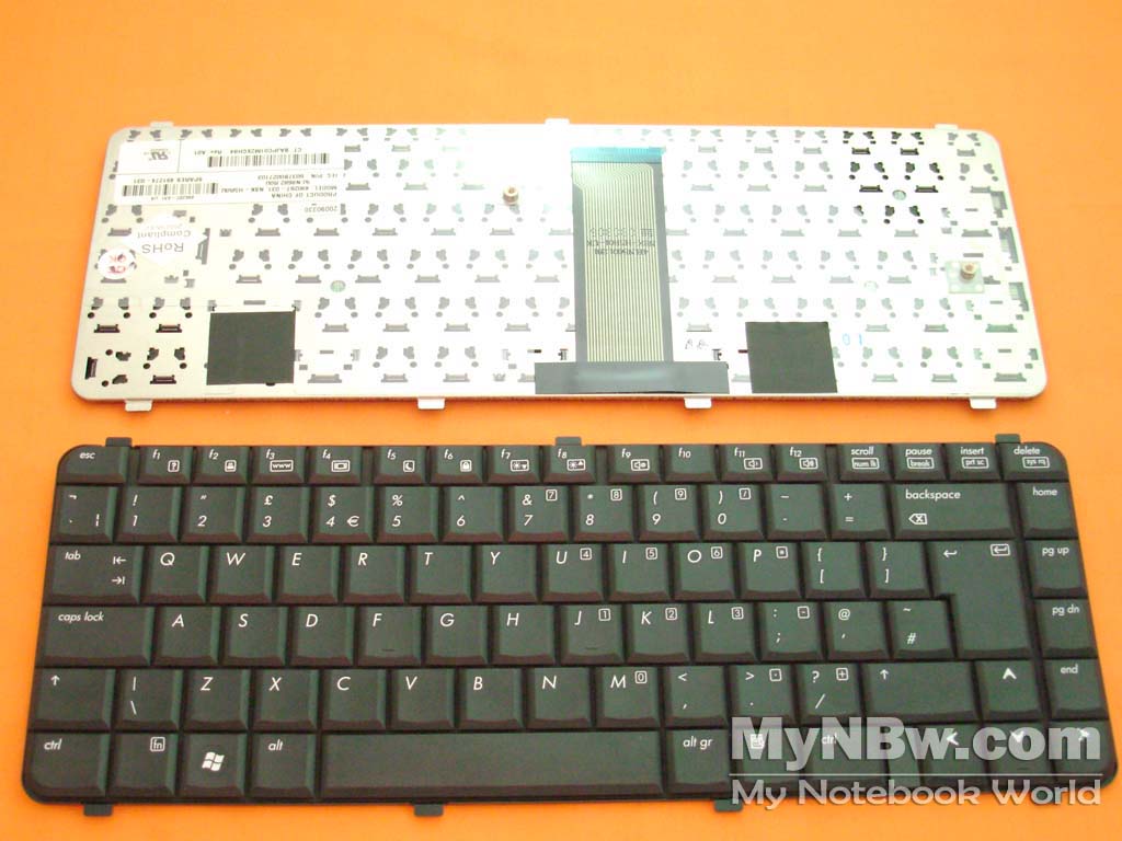 Picture of New Replacement Laptop Keyboard For HP 6530S 6730S BLACK Uk Layout