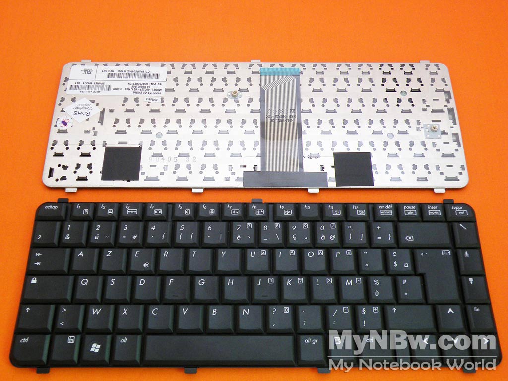 Picture of New Replacement Laptop Keyboard For HP 6530S 6730S BLACK FR Layout