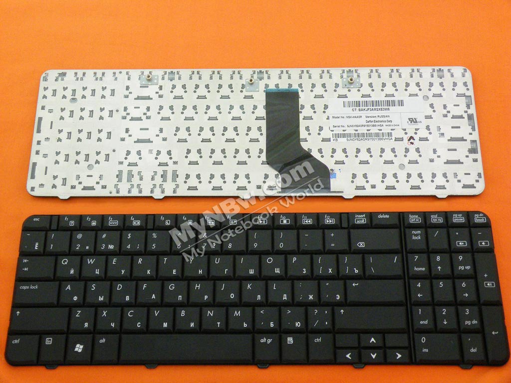 Picture of New Replacement Laptop Keyboard For HP CQ60 BLACK RU Layout