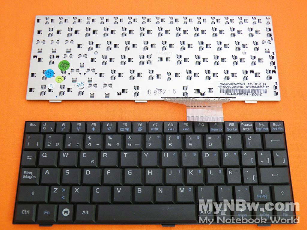 Picture of New Replacement Laptop Keyboard For ASUS EPC 900 BLACK SP Layout