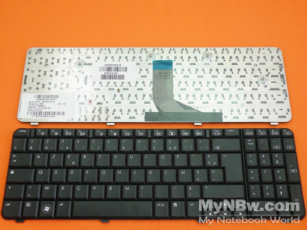 Picture of New Replacement Laptop Keyboard For HP CQ61 G61 BLACK FR Layout