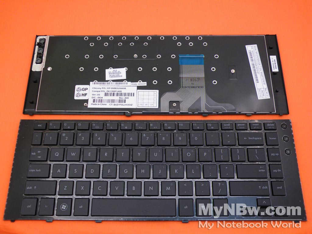 Picture of New Replacement Laptop Keyboard For HP ProBook 5310M 5310 5300 BLACK FRAME BLACK US Layout