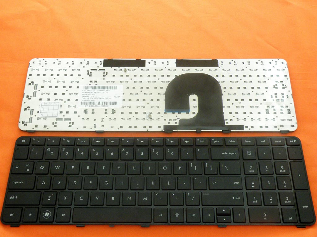 Picture of New Replacement Laptop Keyboard For HP DV7-4000 BLACK FRAME BLACK US Layout