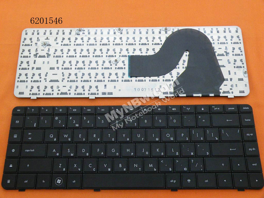 Picture of New Replacement Laptop Keyboard For HP CQ62 CQ56 BLACK RU Layout