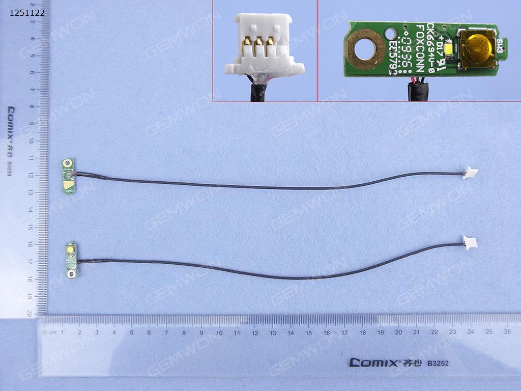 Picture of Power Button Board With Cable For DELL Studio 1555 1557 1558 Laptop Motherboard Parts