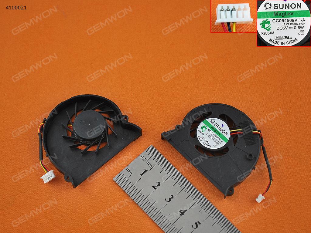 Picture of New Replacement CPU Cooling Fan For Lenovo ThinkPad X201T(Original,version 2) GC054509VH-A Layout