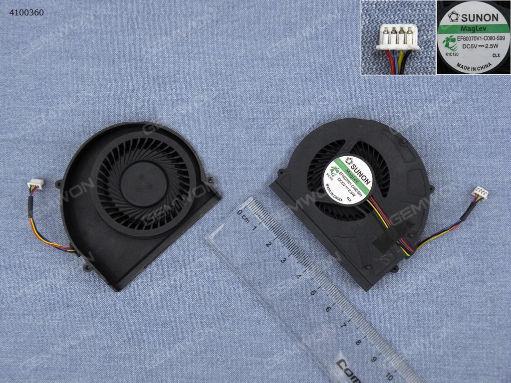 Picture of New Replacement CPU Cooling Fan For LENOVO Thinkpad G360(OEM) EF60070V1-C080-S99   MF60120V1-C181-S9A Layout