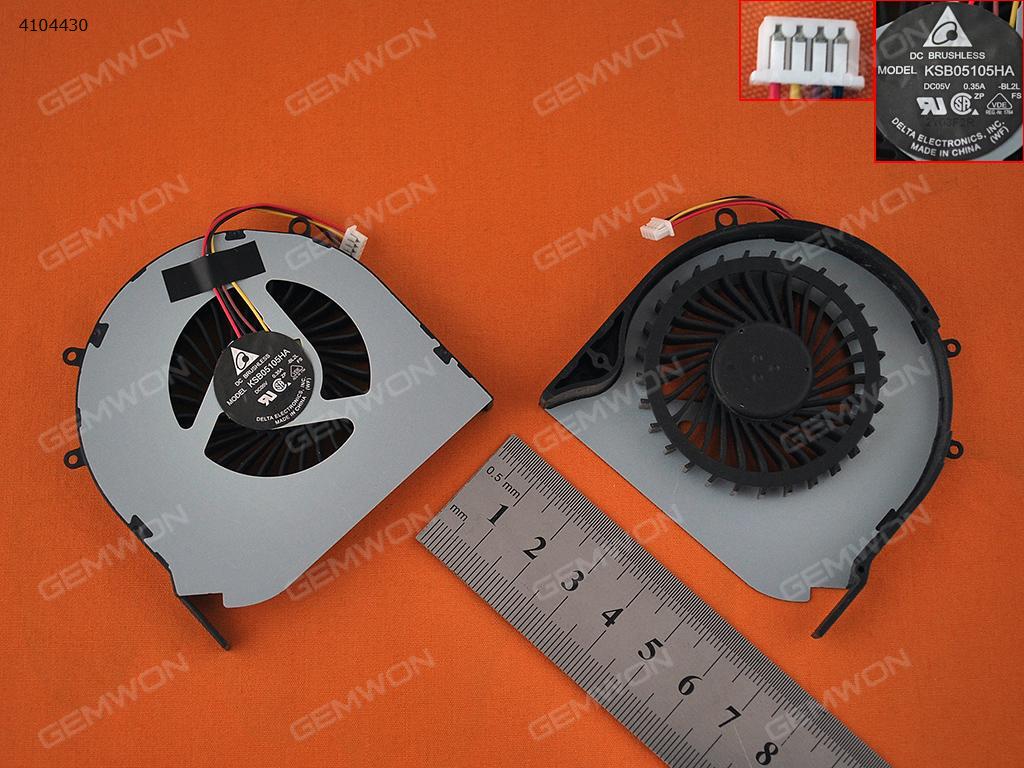Picture of New Replacement CPU Cooling Fan For Lenovo ThinkPad S430(Original) KSB05105HA-BL2L    0B99789 Layout