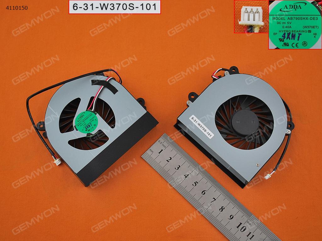 Picture of New Replacement CPU Cooling Fan For CLEVO W150ER W350 W370ET W370/HASEE K590S K660E K650C(Original) AB7905HX-DE3 Layout