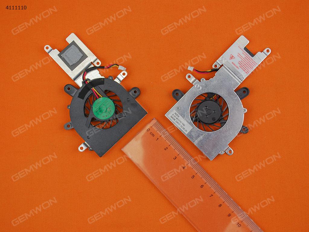 Picture of New Replacement CPU Cooling Fan For Clevo Casper M1110(Original) AB0505HX-JC3 Layout