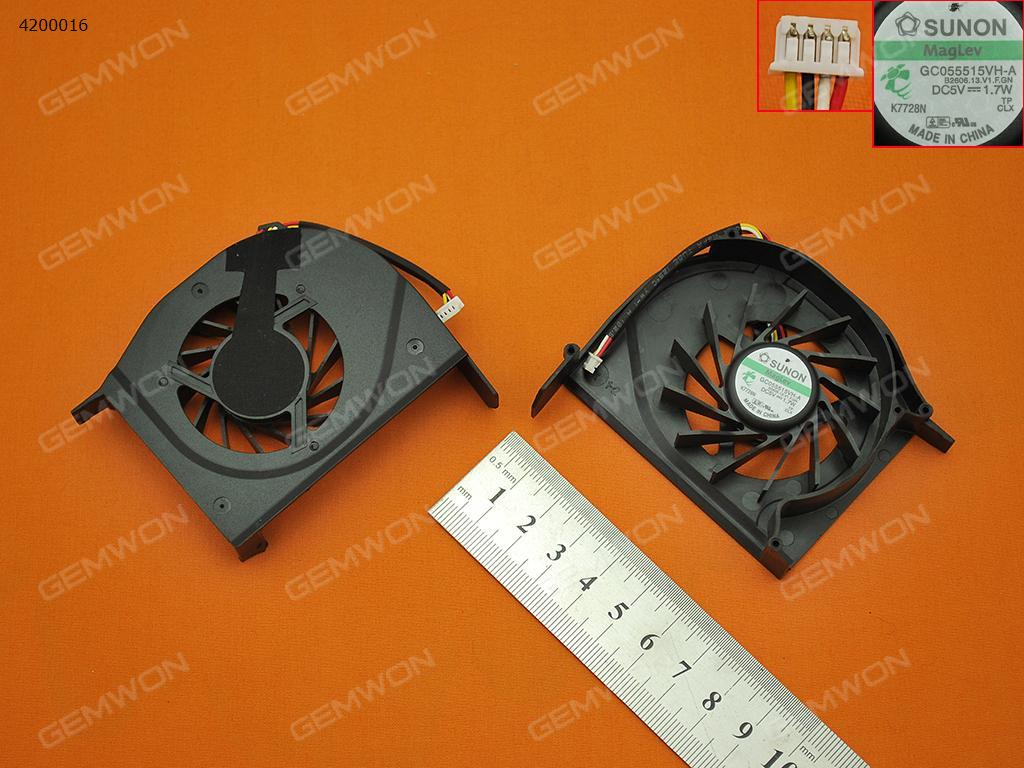 Picture of New Replacement CPU Cooling Fan For HP Presario F700 V6000 Series GC055515VH-A DFS531205M30T  KDB05205HC Layout