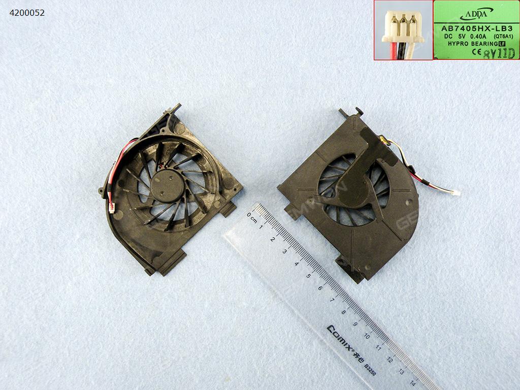 Picture of New Replacement CPU Cooling Fan For HP DV5-1000 DV5T-1000 (For AMD,Integrated graphics) AB7405HX-LB3 AB7405UX-HB3  KSB050HA   DFS531205HC0T   KSB0505HA-8J75 Layout