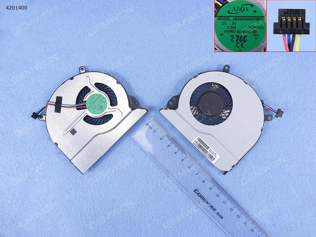Picture of New Replacement CPU Cooling Fan For HP Pavilion Sleekbook 14-B 15-B 14-1000 15-1000(Original) AB09005HX070B00 DFS531105MC0T   MF60120V1-C460-S9A   K4615S 702746-001 Layout