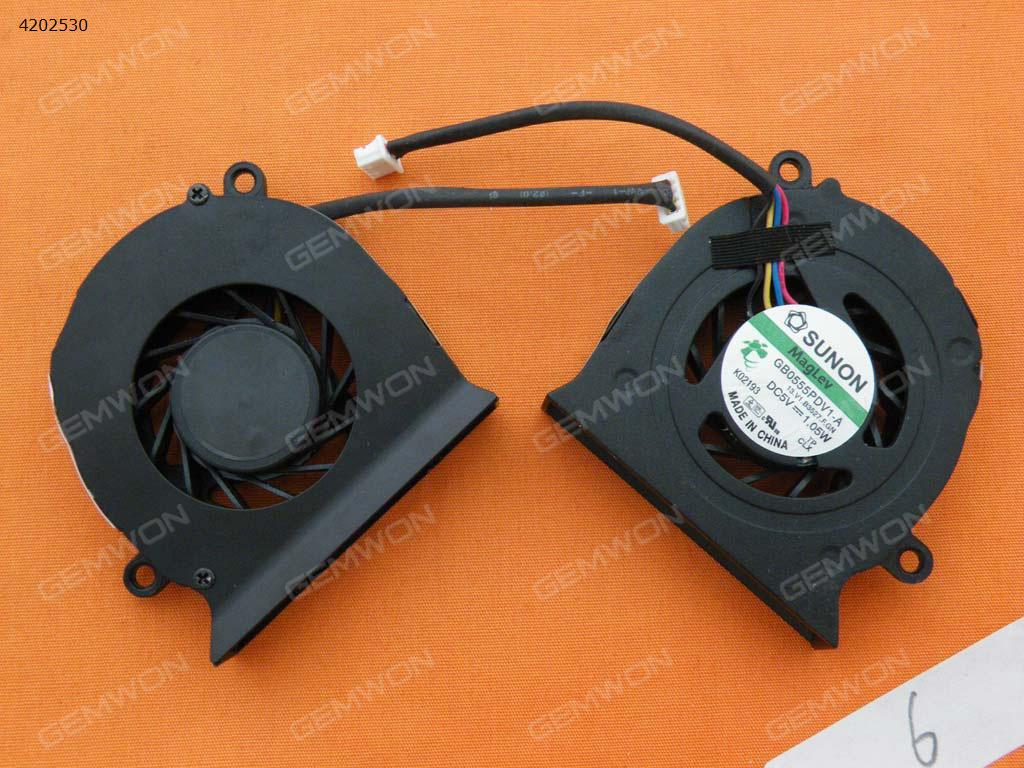 Picture of New Replacement CPU Cooling Fan For HP 2530P 2530(Original) GB0555PDV1-A      GC057514VH-A Layout